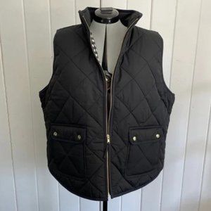 J Crew Puffer Vest with Snap Pockets